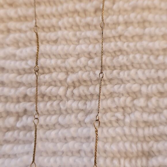 Baltic Sea lithuanian amber dainty silvertone necklace - Picture 5 of 7